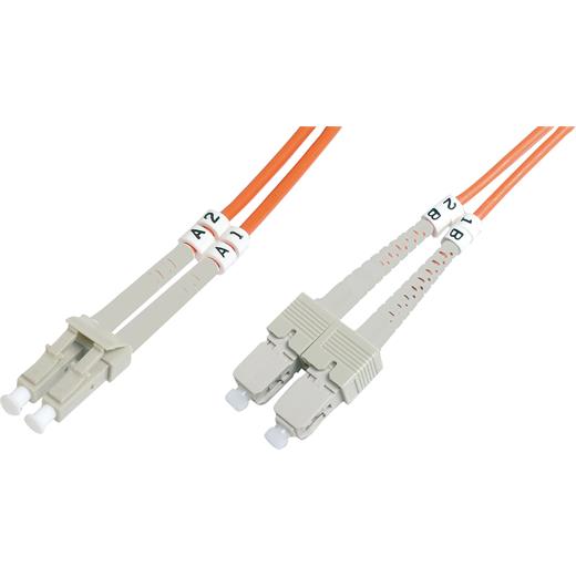 BC-FO-6LCSC-07 Beek LC-SC Fiber Optik Patch Kablo, 7 metre, Multimode, 3.0mm Duplex, 62.5/125, OM 1, LSZH 