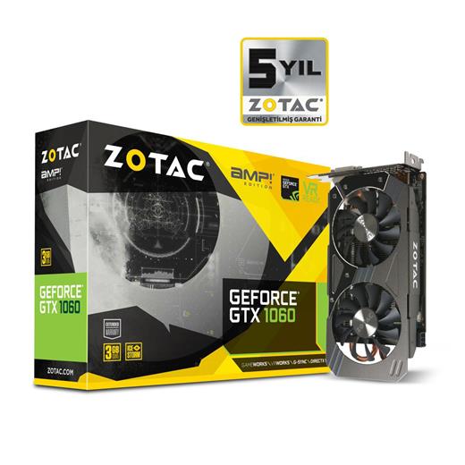 Zotac Gtx1060 Amp 3Gb Gddr5 192Bit Zt-P10610E-10M