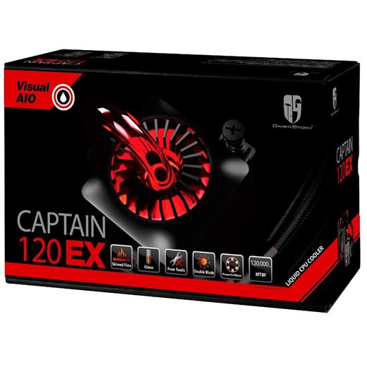 Deep Cool Captaın120 Ex İşlemci Soğutucu-Sıvı Am4 / Intel Ve Amd  / 120Mm Fan