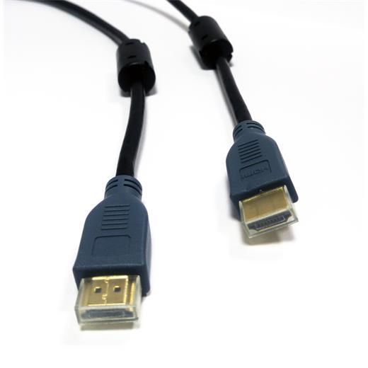 Beek BC-DSP-HA-MM-02 Hdmi High Speed with Ethernet Bağlantı Kablosu (Hdmi 1.4), 2160p, 4K, Ultra HD 60p, Hdmi Tip A Erkek - Hdmi Tip A Erkek, 2 x ferrite filtreli, 2 metre, altın kaplama, siyah renk