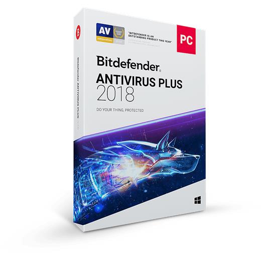 Bitdefender Antivirüs Plus 2018 3 Kullanıcı Antivirüs Yazılımı