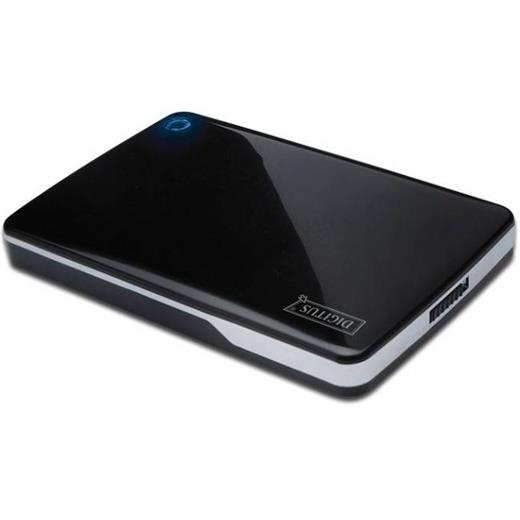 DA-71002 Digitus 2,5 Inch SATA HDD için 2,5 Inch Harici Kutu, Plastik, Bağlantı arayüzü USB 2.0, vidasız montaj özelliği