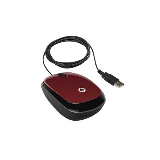 Hp H6F01Aa X1200 Kablolu Kırmızı Mouse
