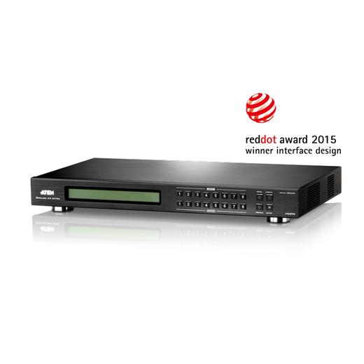 ATEN-VM5808H Hdmi Video Matrix Switch, 8 Giriş (Hdmi Arayüzlü Kaynak Cihaz), 8 Çıkış (Hdmi Arayüzlü Görüntü Aygıtı),  Scaler özelliği, Infrared Uzaktan Kumanda Cihazı ile birlikte (8 x 8 Hdmi Matrix Switch with Scaler)