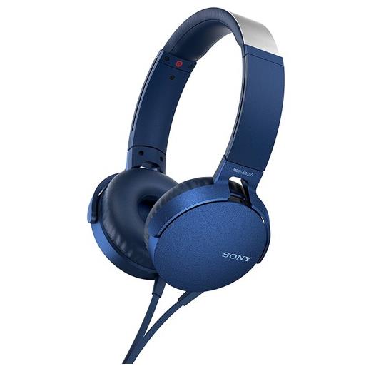 Sony Mdrxb550Apl Kulaküstü Kablolu Kulaklık Mavi
