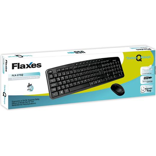 Flaxes Flx-275Q Q Usb Mm Kablolu Klavye Mouse Set