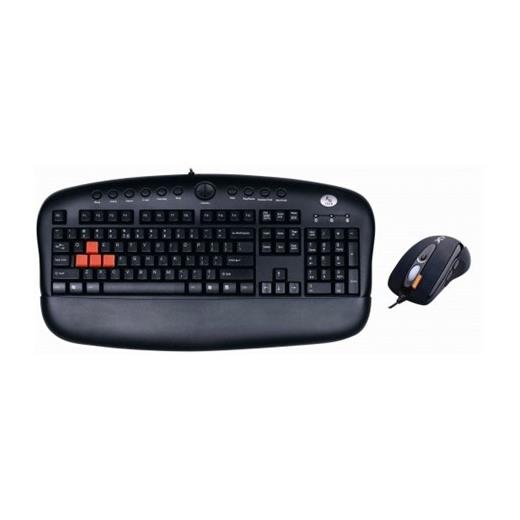 A4 Tech Kablolu Oyun Klavye-Mouse Set(Kx2810Bk)Usb