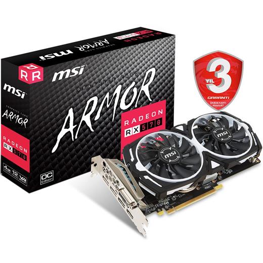 Msi Rx570 Armor 4G Oc 256Bit Gddr5