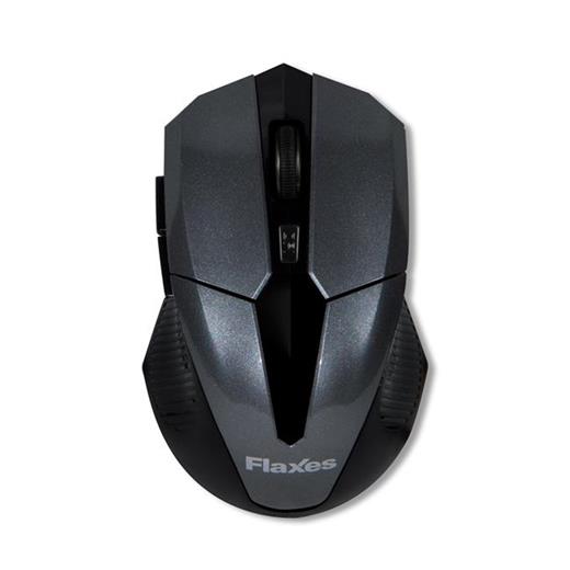 Flaxes Flx-920S Kablosuz 2,4Ghz Siyah Gri Mouse