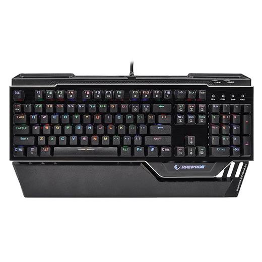 Everest Rampage Kb-Rx92 Commander Full Rgb Ledli Usb Gaming  Multimedia Aluminyum Mekanik Klavye