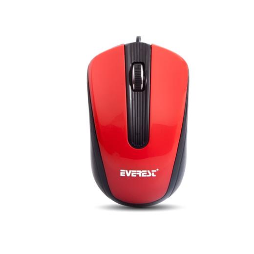 Everest Sm-249 Usb Kırmızı/Siyah 800 Dpi Optik Mouse
