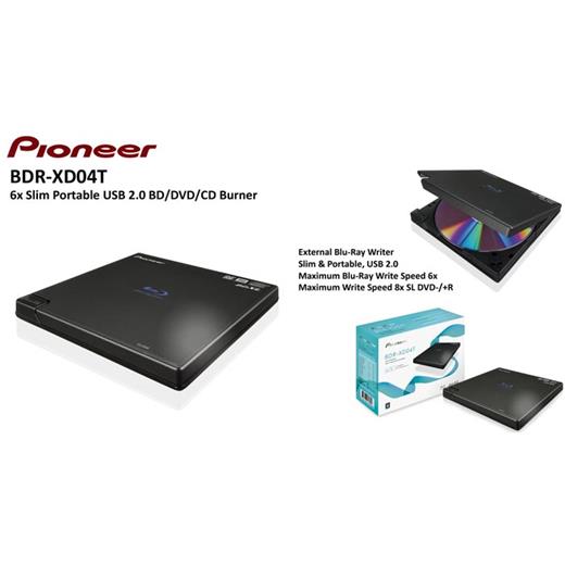 Pioneer Bdr-Xd04T (Bdcsf6) 6X Blu-Ray Harici Opt. Yazıcı