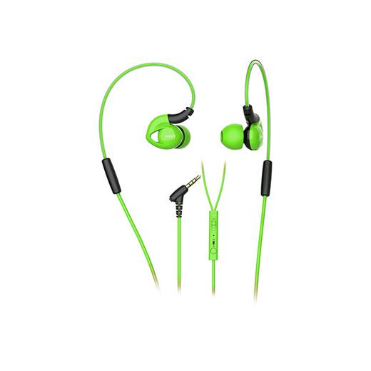 Snopy Sn-Rs51 Mobil Telefon Uyumlu Kulak İçi Kulaklık Yeşil Mikrofonlu Kulaklık