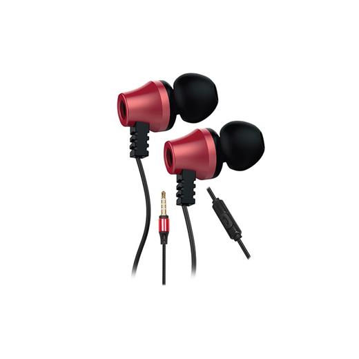 Snopy Sn-J02 Thunderbird Mobil Telefon Uyumlu Taşıma Çantalı Kulak İçi Siyah/Kırmızı Mikrofonlu Kulaklık
