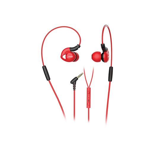 Snopy Sn-Rs51 Mobil Telefon Uyumlu Kulak İçi Kulaklık Kırmızı Mikrofonlu Kulaklık
