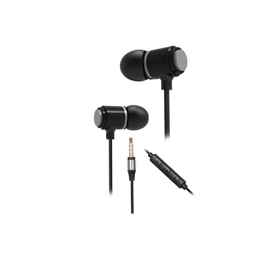 Snopy Sn-J03 Blackstone Mobil Telefon Uyumlu Taşıma Çantalı Kulak İçi Siyah/Gümüş Mikrofonlu Kulaklık