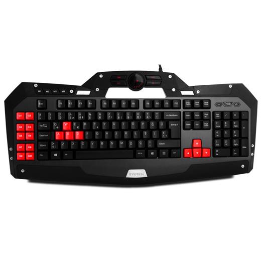 Everest Rampage Dlk-5110 Siyah Usb Makrolu Gaming Q Multimedia Klavye