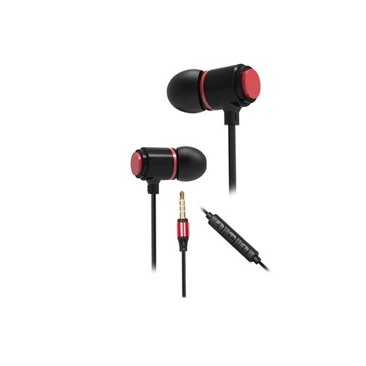 Snopy Sn-J03 Blackstone Mobil Telefon Uyumlu Taşıma Çantalı Kulak İçi Siyah/Kırmızı Mikrofonlu Kulaklık