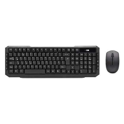 Everest Km-510 Siyah Kablosuz Tam Türkçe F Multimedia Klavye + Mouse Set