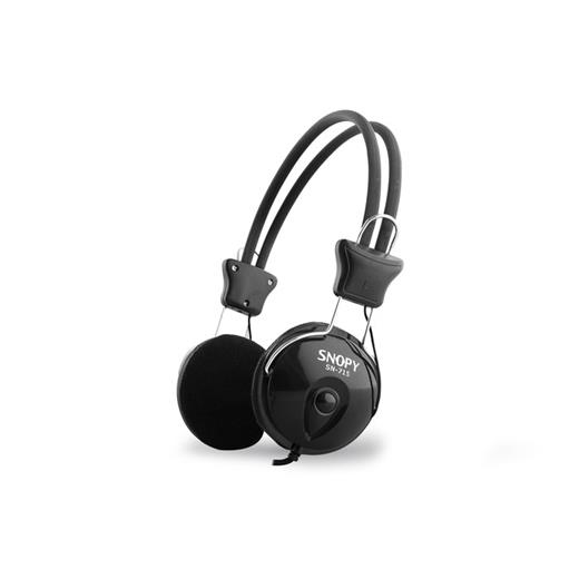 Snopy Sn-715 Siyah Mikrofonlu Kulaklık