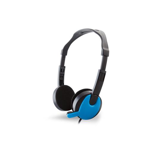 Snopy Sn-717 Siyah/Mavi Mikrofonlu Kulaklık