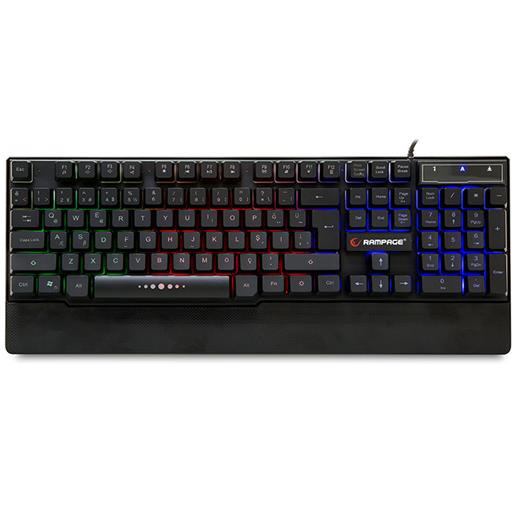 Everest Rampage Kb-R66 Usb Gökkuşağı Aydınlatmalı Q Multimedia Gaming Klavye