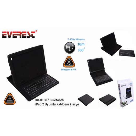 Everest Kb-Bt807 Bluetooth Ipad 2 Uyumlu Q Multimedia Kablosuz Klavye