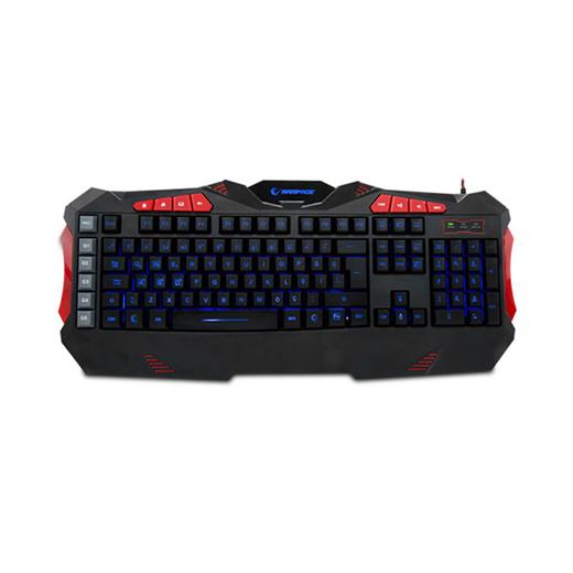 Everest Rampage Spectra R5 Siyah Usb 7 Renk Aydınlatmalı Q Multimedia Makrolu Gaming Klavye