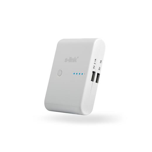 S-Link Ip-1044 10400Mah 1A/2.1A 2*Usb Beyaz Taşınabilir Pil Şarj Cihazı