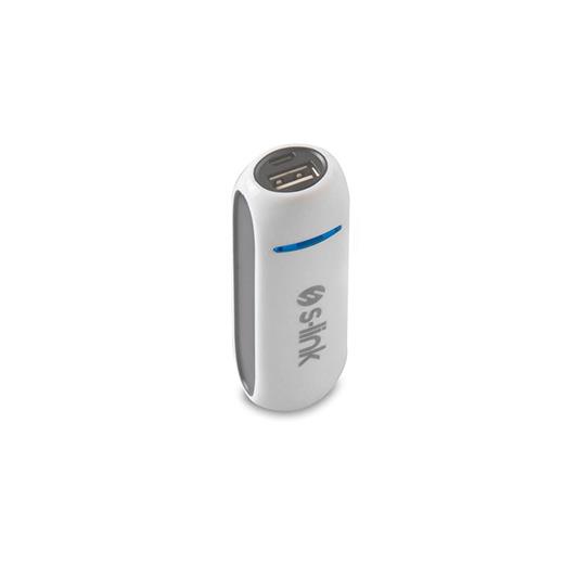 S-Link Ip-741 2600Mah Powerbank Beyaz/Gri Taşınabilir Pil Şarj Cihazı