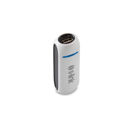 S-Link Ip-741 2600Mah Powerbank Beyaz/Siyah Taşınabilir Pil Şarj Cihazı