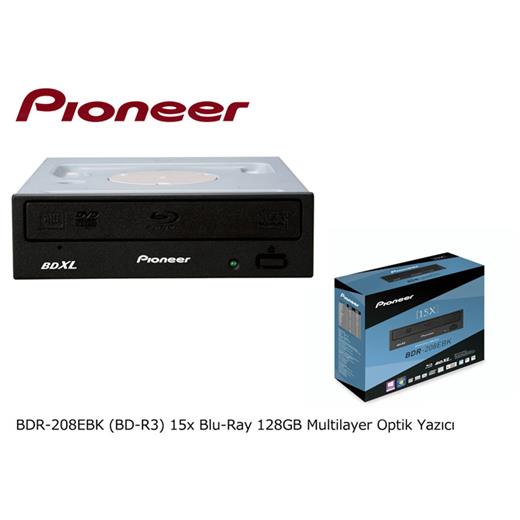 Pioneer Bdr-208Ebk (Bd-R3) 15X Blu-Ray 128Gb Multilayer Opt.Yazıcı