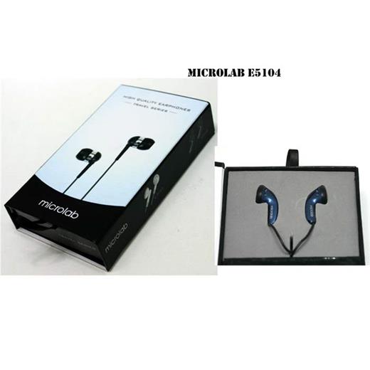Microlab E5104 Mobil Telefon Uyumlu Siyah Mikrofonlu Kulaklık