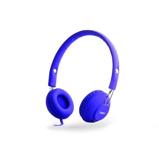 Snopy Sn-933 Mobil Telefon Uyumlu Rubber Mavi Mikrofonlu Kulaklık