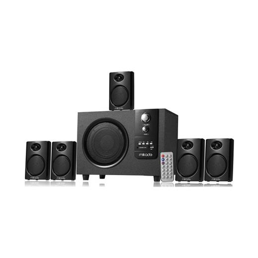 Mikado Md-729Fm 5+1 20Watt + 5Watt*5 Usb+Sd+Fm Destekli Multimedia Speaker