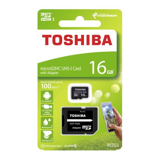 Toshiba 16Gb Mıcro Sdhc Uhs-1 C10 100Mb/Sn