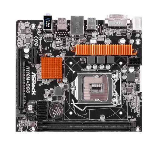 Asrock H110M-Dgs R3 Intel H110 2133Mhz Ddr4 Matx Anakart