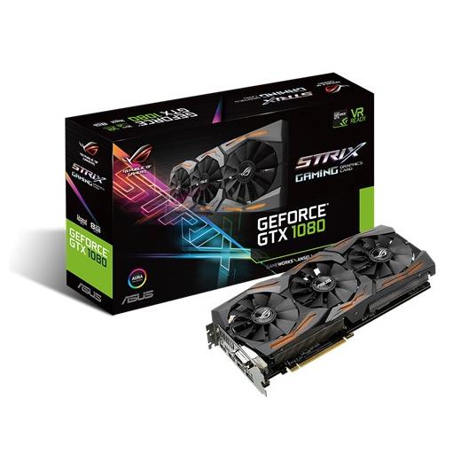 Asus Strix-Gtx1080-A8G-Gaming 8G 256B Gddr5X