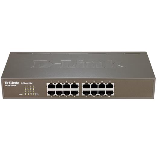 D-Link Des-1016A 16 Port 10/100 Yönetilemez Switch