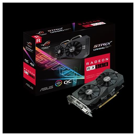 Asus Strix-Rx560-O4G- 4Gb Oc Gaming Gddr5 128B