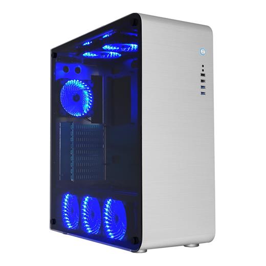 GAMEMAX FC-9225G-B Powersiz USB 3.0 Gaming Kasa Aliminyum-RGB Led Fan