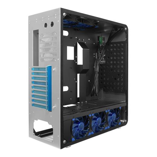 GAMEMAX FC-9225G-B Powersiz USB 3.0 Gaming Kasa Aliminyum-RGB Led Fan