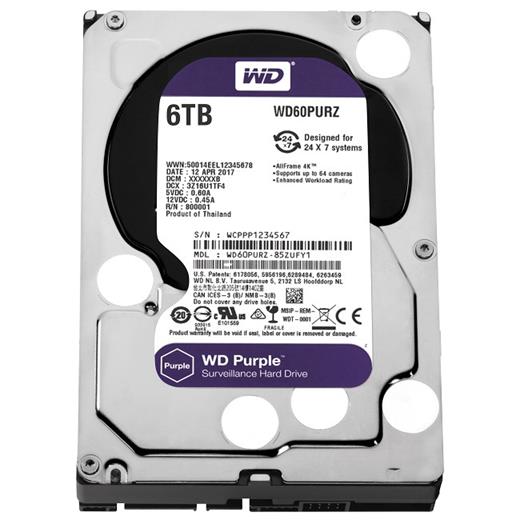 Wd 6Tb Purple 3,5