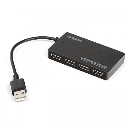 Dark U242 4 Port Usb2.0 Hub