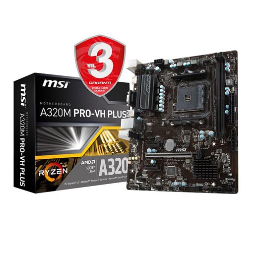 Msi A320M Pro-Vh Plus - Amd A320 Am4 Ddr4 Anakart