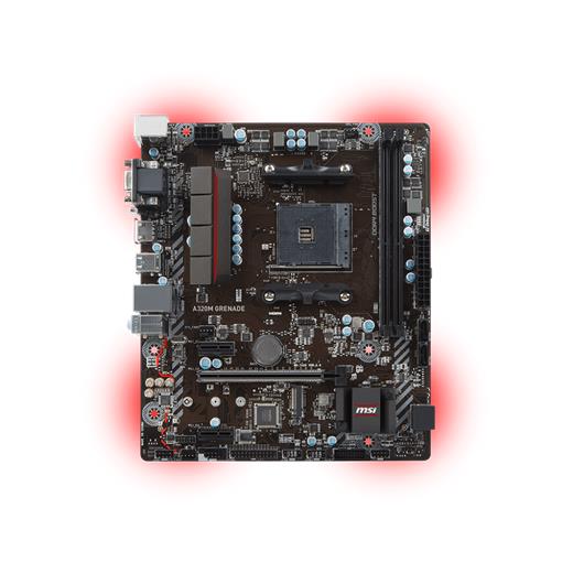 Msi A320M Grenade - Amd A320 Am4 Ddr4 Anakart