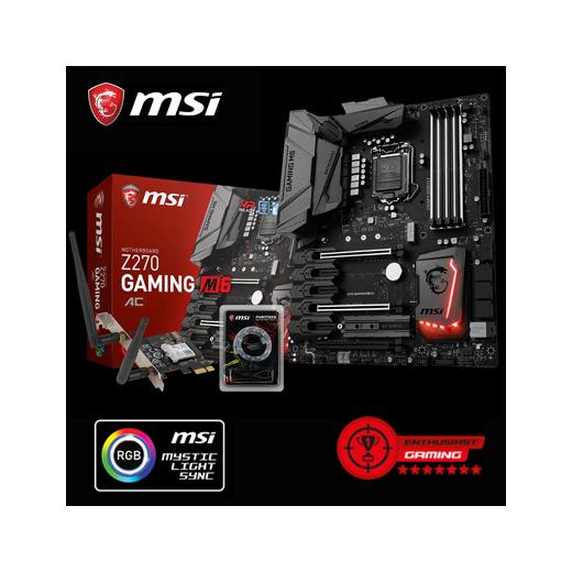 Msi Z270 Gaming M6 Ac - Lga1151 Ddr4 Wi-Fi Anakart