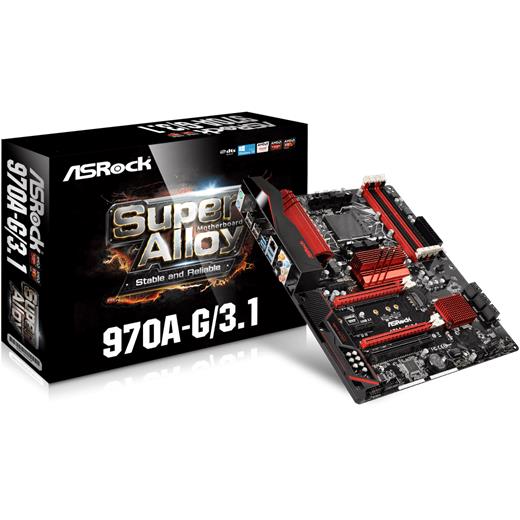 Asrock 970A-G/3.1 Amd 970 Am3+Ddr3 Sata3 Usb3.1 Anakart