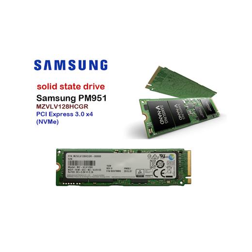 Samsung Pm951, 128 Gb, M.2 Pcıe Nvme, Solid State Drive - Bulk - Mzvlv128Hcgr