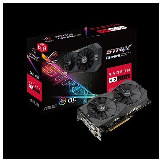 Asus Rog Strix Rx570 4Gb Gddr5 Aura Sync Rgb Ekran Kartı